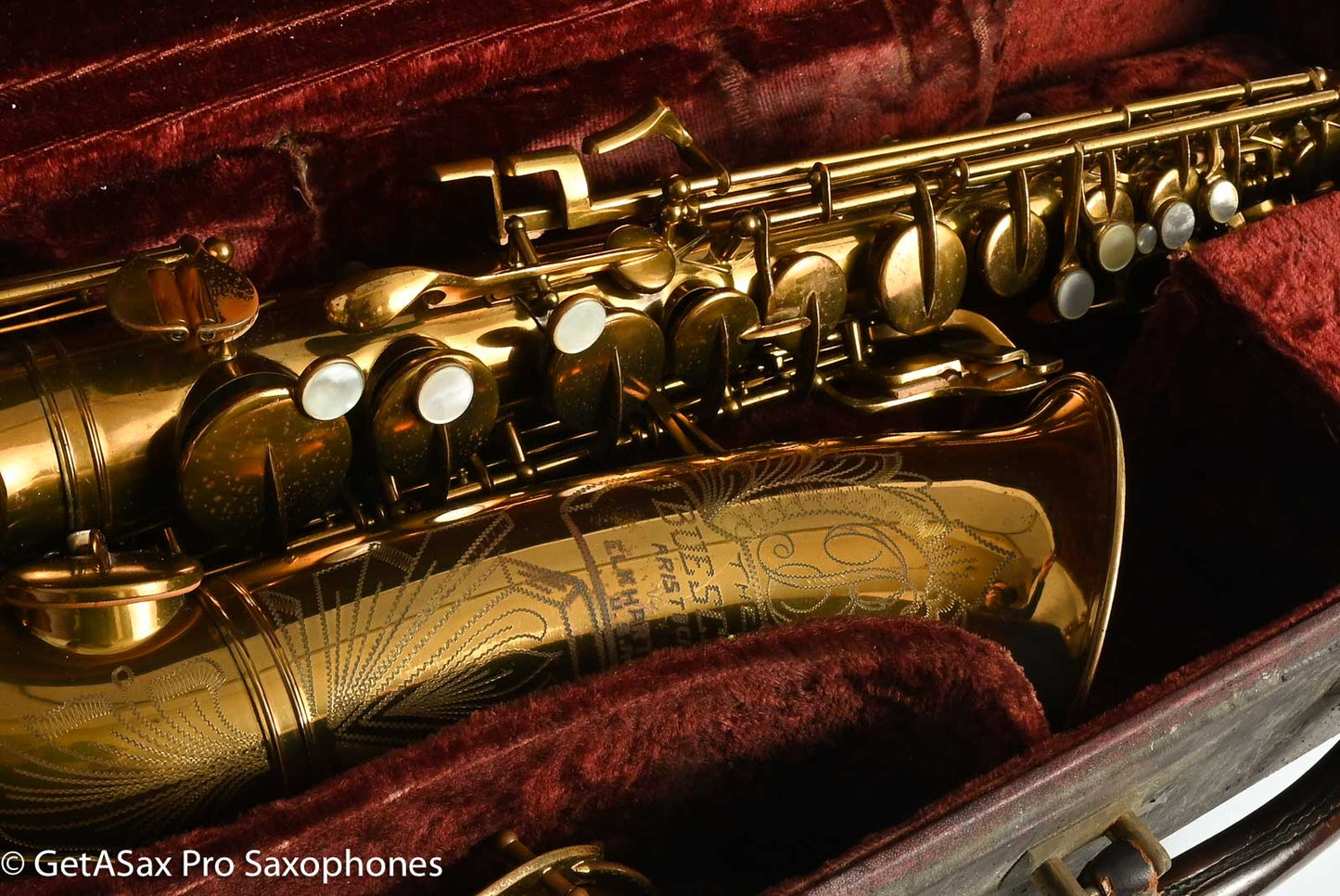 Buescher Big B Alto Original Lacquer Recent Overhaul! 307777