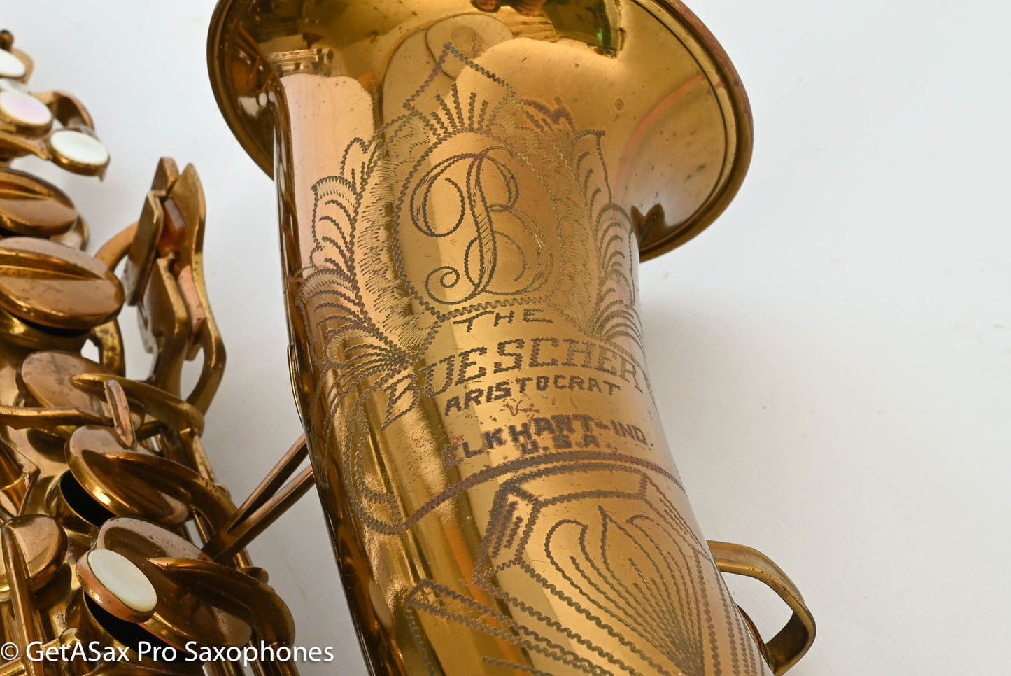 Buescher Big B Alto Original Lacquer Recent Overhaul! 307777