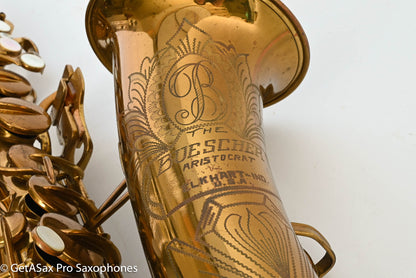 Buescher Big B Alto Original Lacquer Recent Overhaul! 307777