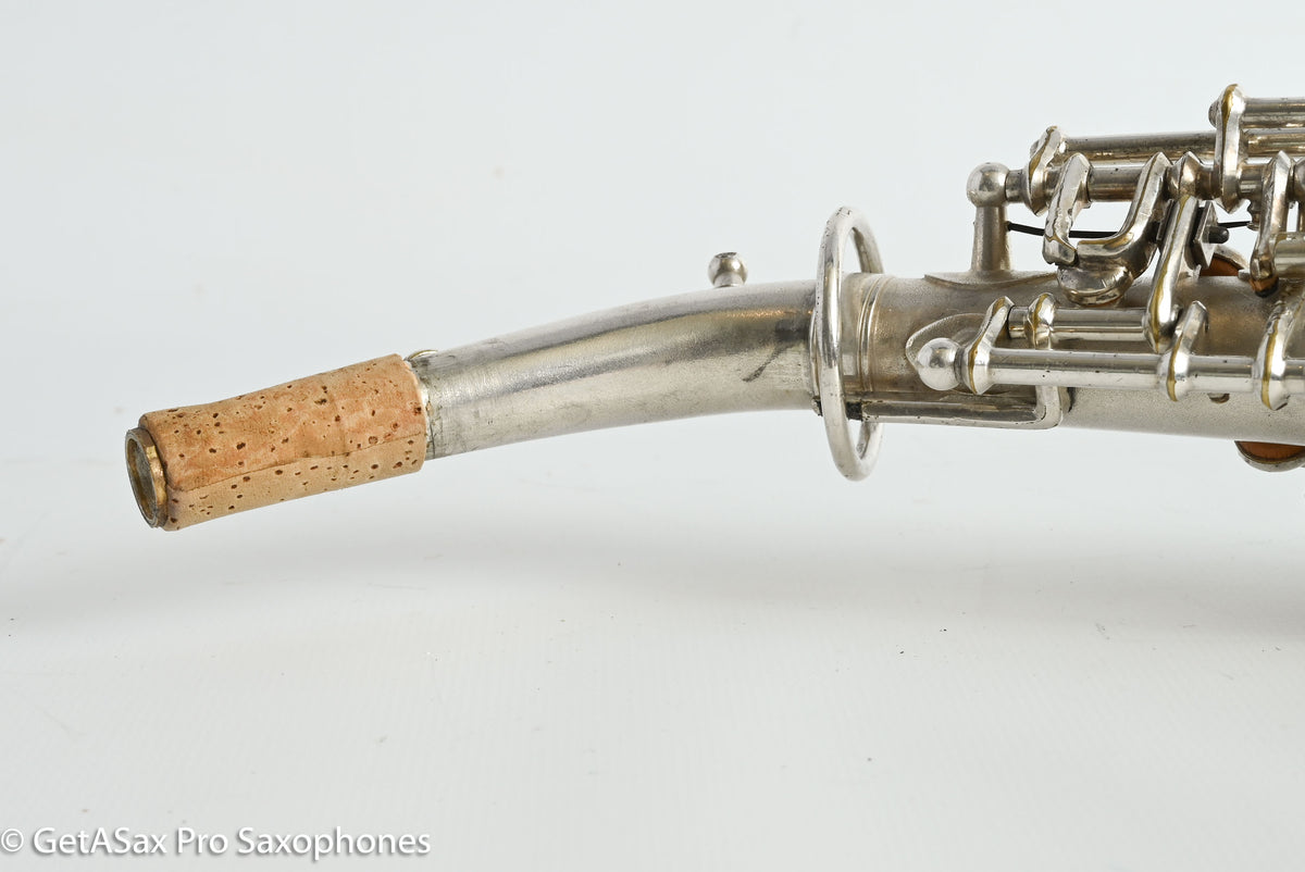 Buescher Curved Soprano High F Overhauled Rare Super Late Serial - The Best! 262206