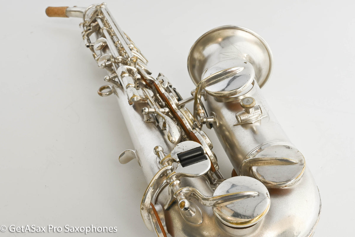 Buescher Curved Soprano High F Overhauled Rare Super Late Serial - The Best! 262206