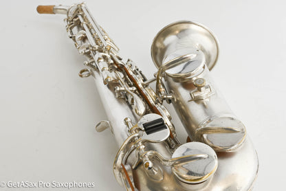 Buescher Curved Soprano High F Overhauled Rare Super Late Serial - The Best! 262206