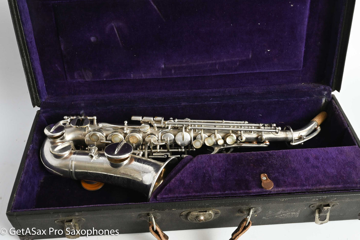 Buescher Curved Soprano High F Overhauled Rare Super Late Serial - The Best! 262206