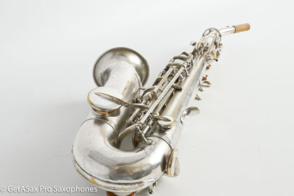 Buescher Curved Soprano High F Overhauled Rare Super Late Serial - The Best! 262206