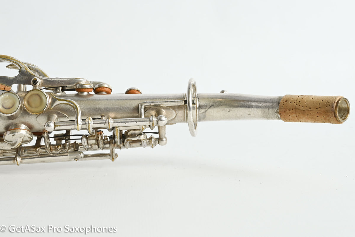Buescher Curved Soprano High F Overhauled Rare Super Late Serial - The Best! 262206
