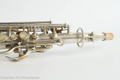 Buescher Curved Soprano High F Overhauled Rare Super Late Serial - The Best! 262206