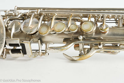 Buescher Curved Soprano High F Overhauled Rare Super Late Serial - The Best! 262206