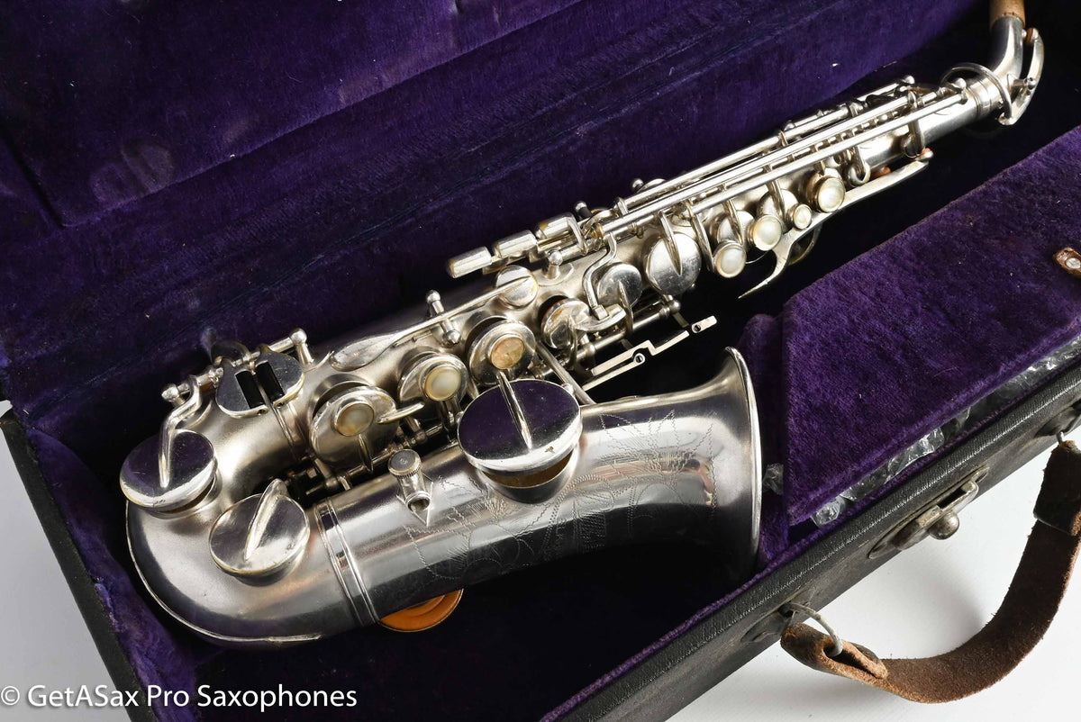 Buescher Curved Soprano High F Overhauled Rare Super Late Serial - The Best! 262206
