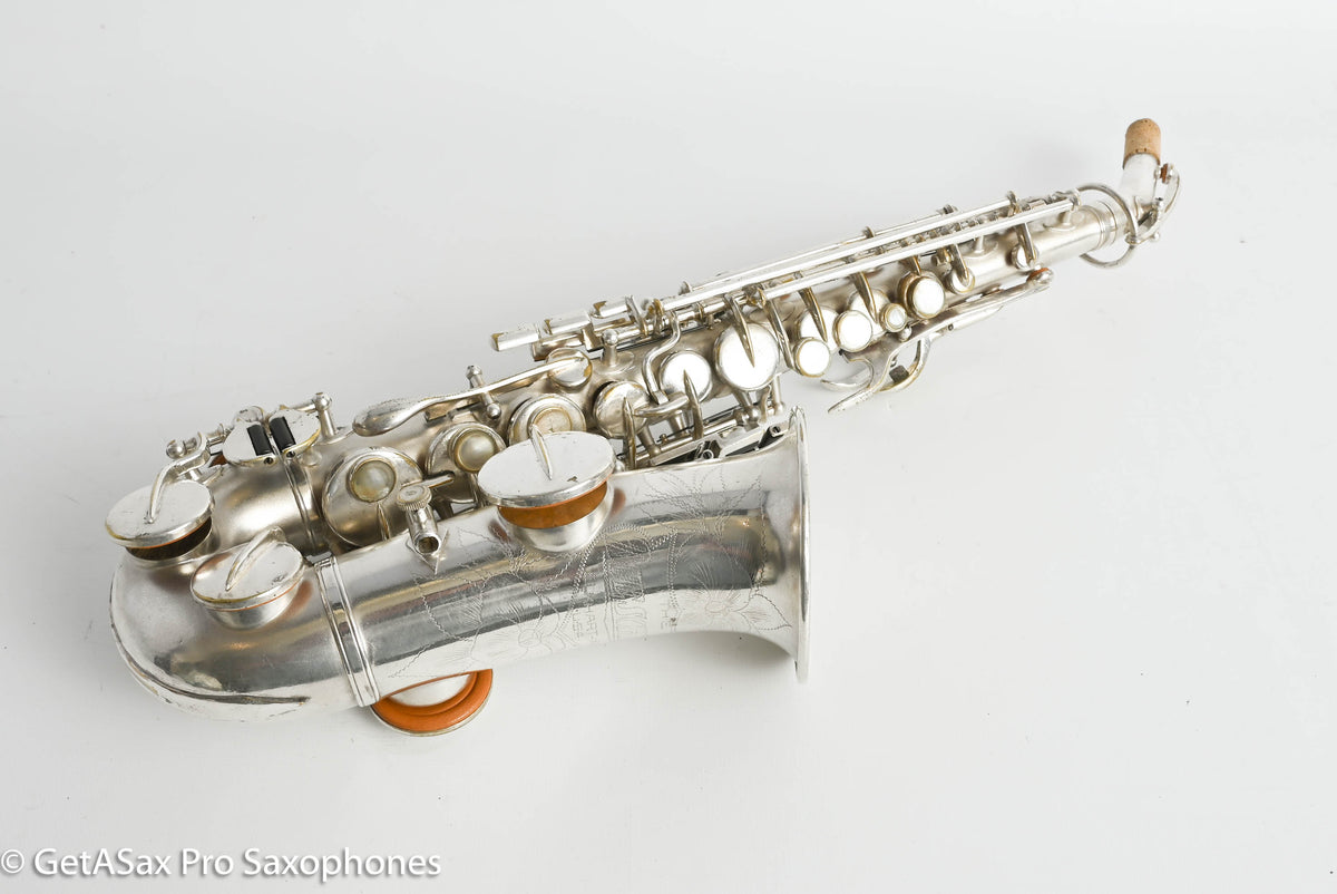 Buescher Curved Soprano High F Overhauled Rare Super Late Serial - The Best! 262206