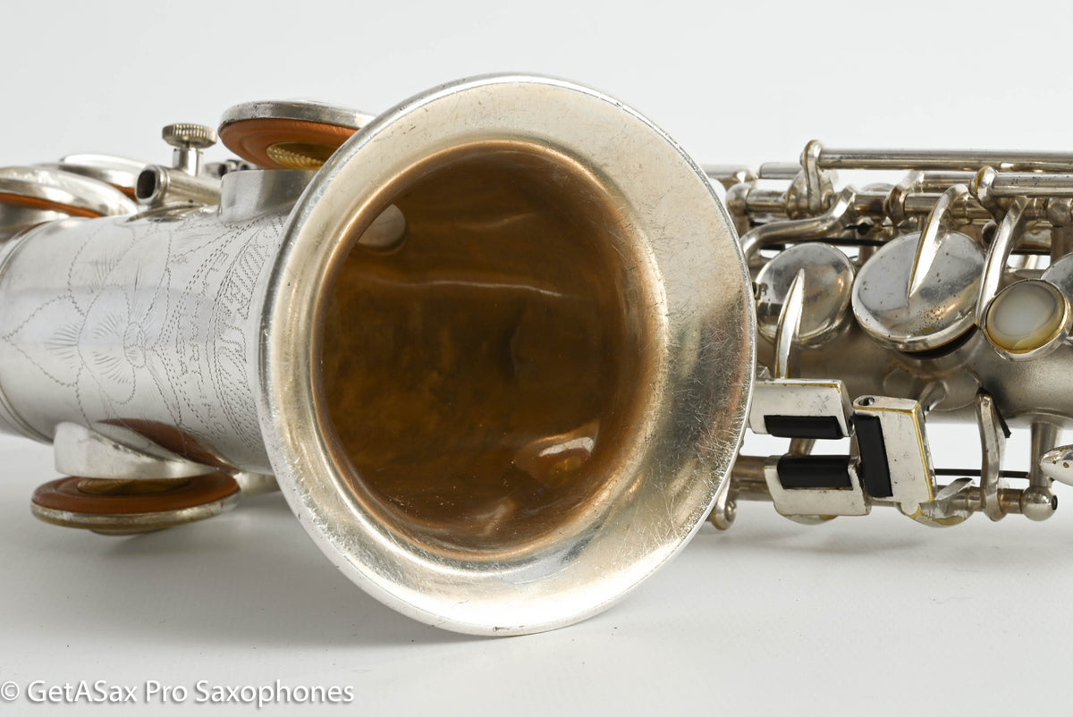 Buescher Curved Soprano High F Overhauled Rare Super Late Serial - The Best! 262206