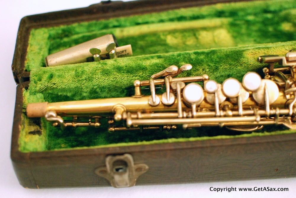 Buescher Sopranino True Tone Gold Plated