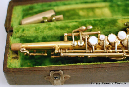 Buescher Sopranino True Tone Gold Plated