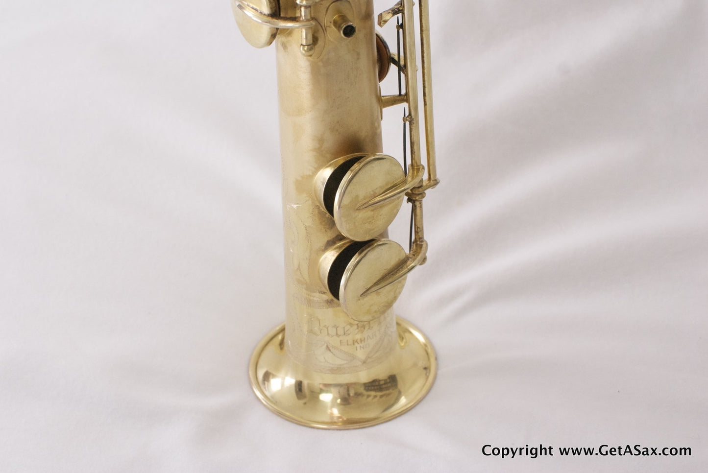 Buescher Gold Plated True Tone Soprano Saxophone
