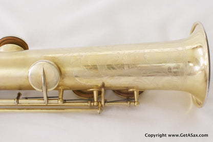Buescher Gold Plated True Tone Soprano Saxophone