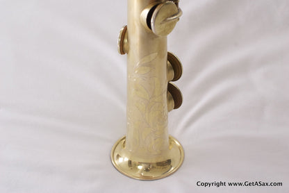 Buescher Gold Plated True Tone Soprano Saxophone