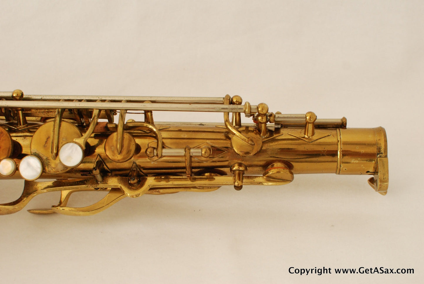 Buescher Tenor Saxophone 304xxx Top Hat and Cane