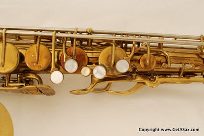 Buescher Tenor Saxophone 304xxx Top Hat and Cane