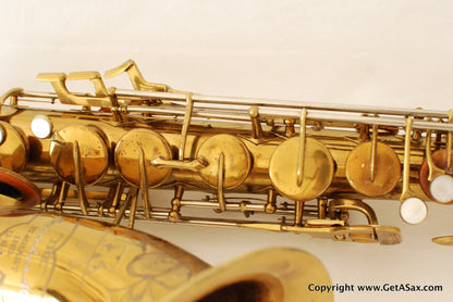 Buescher Tenor Saxophone 304xxx Top Hat and Cane