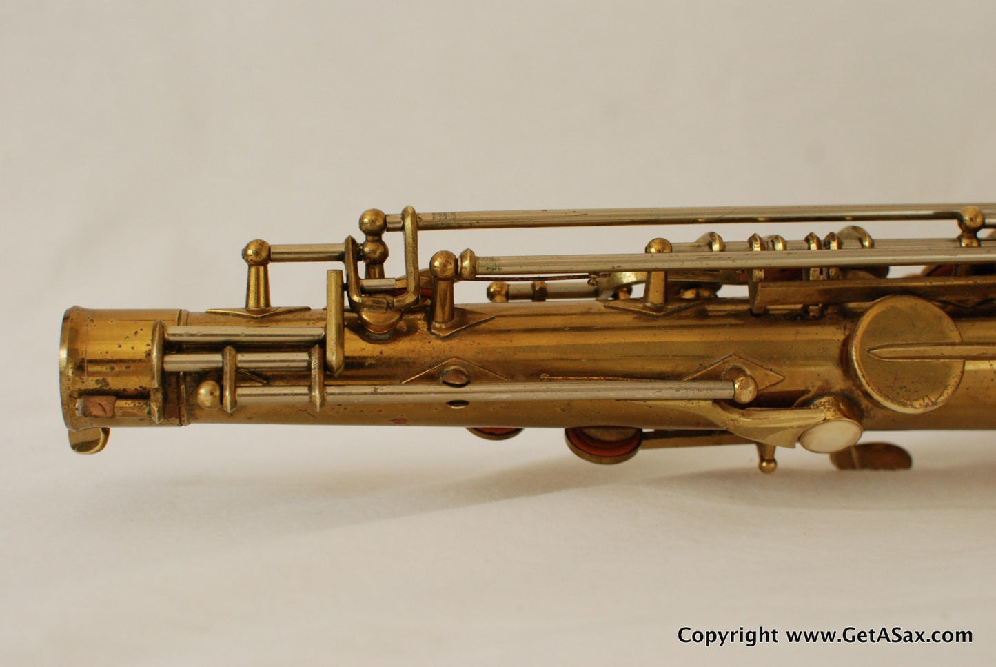 Buescher Tenor Saxophone 304xxx Top Hat and Cane