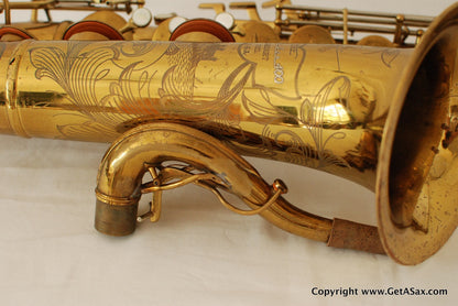 Buescher Tenor Saxophone 304xxx Top Hat and Cane