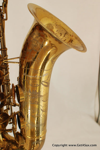 Buescher Tenor Saxophone 304xxx Top Hat and Cane