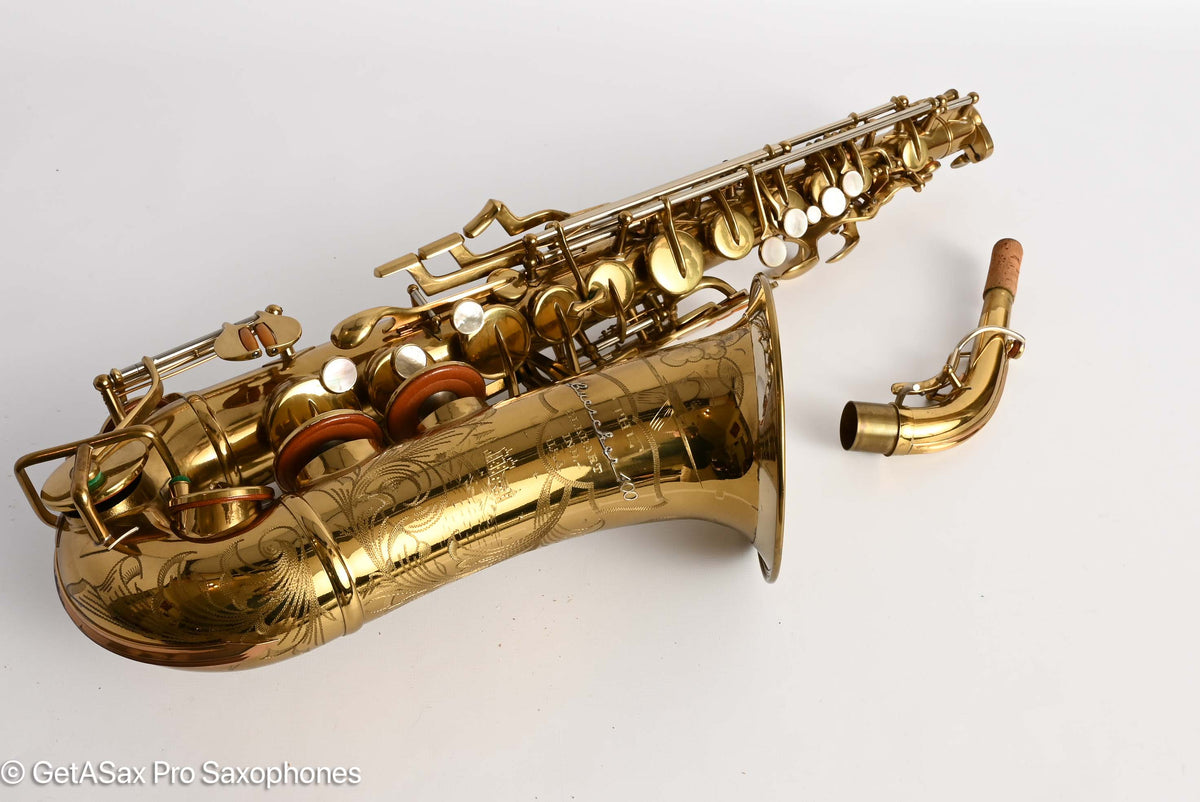 Buescher B7 400 Top Hat and Cane Alto Amazing Original Condition! 346105