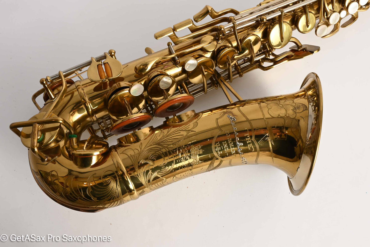 Buescher B7 400 Top Hat and Cane Alto Amazing Original Condition! 346105