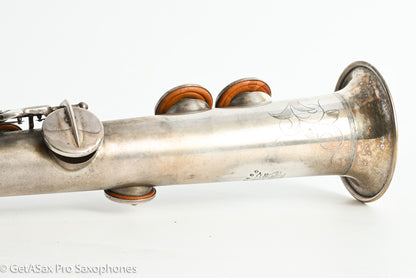 Buescher True Tone Soprano Original Silver Plate Nice! 196865