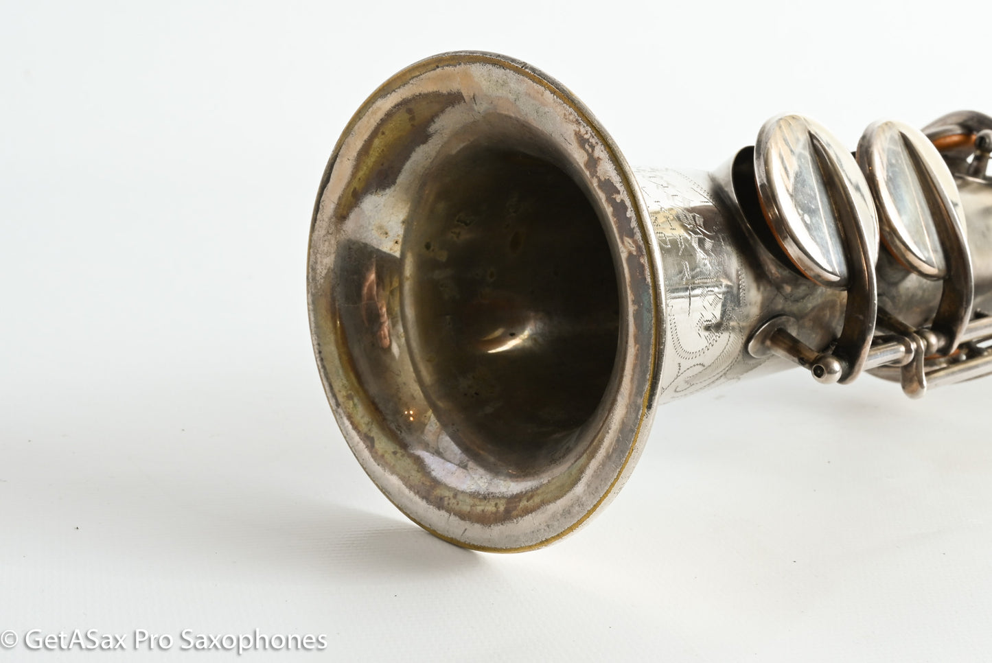 Buescher True Tone Soprano Original Silver Plate Nice! 196865