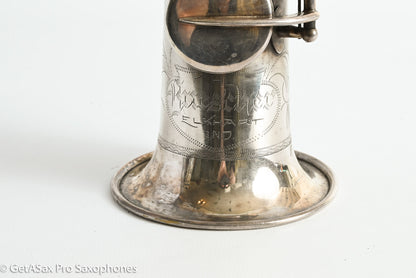 Buescher True Tone Soprano Original Silver Plate Nice! 196865