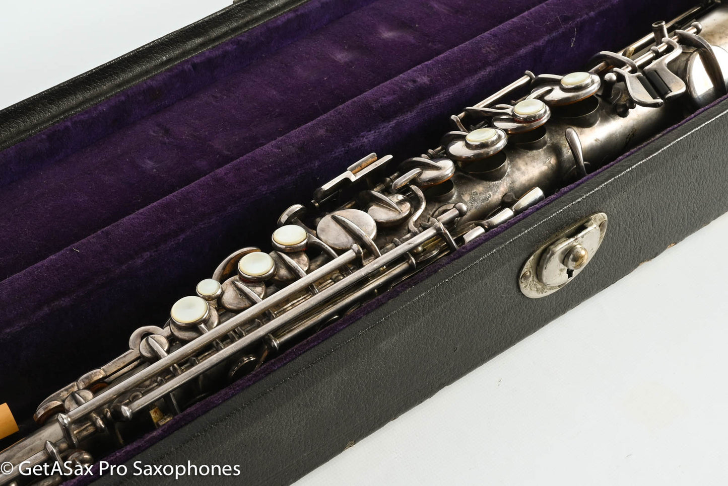 Buescher True Tone Soprano Original Silver Plate Nice! 196865