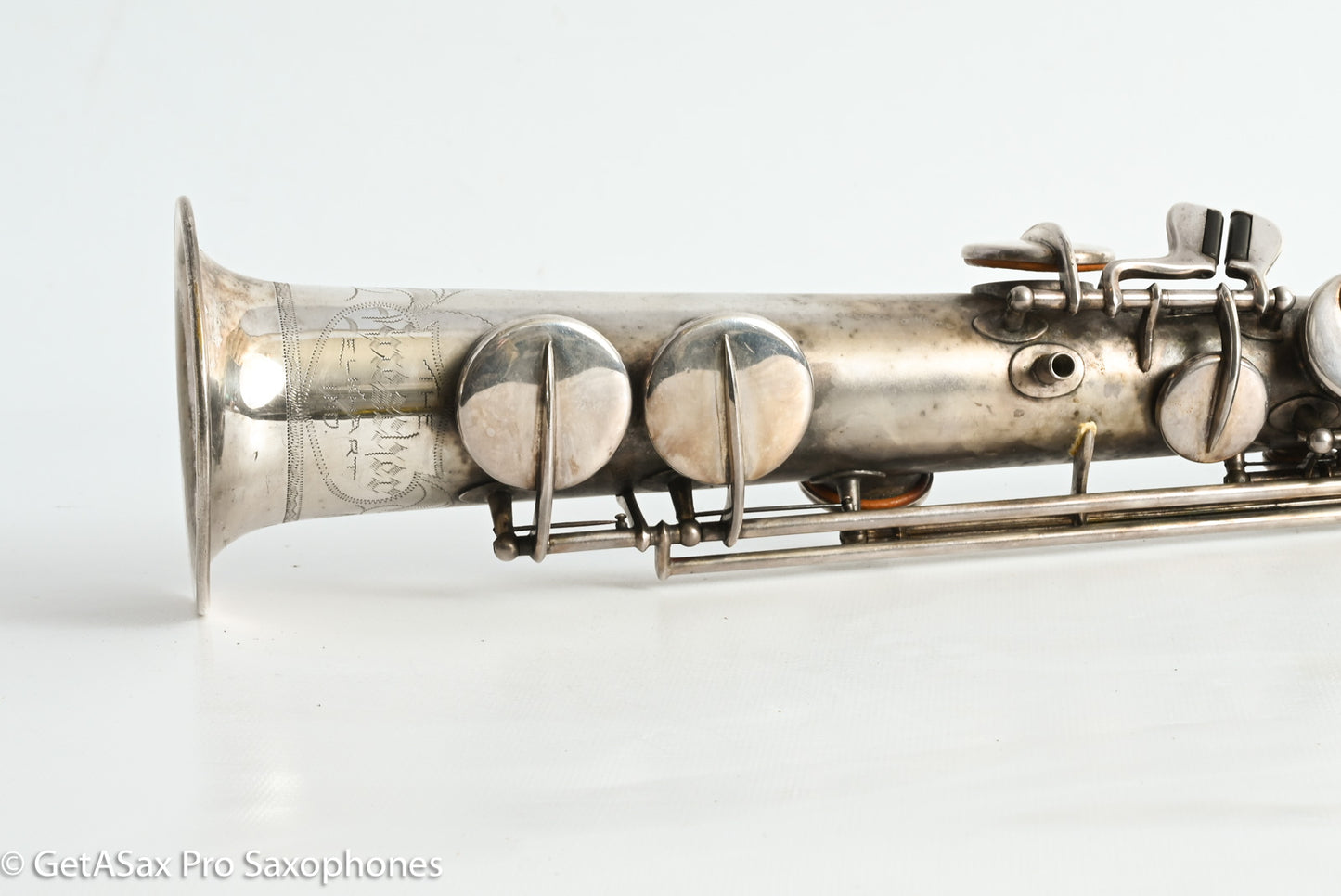 Buescher True Tone Soprano Original Silver Plate Nice! 196865