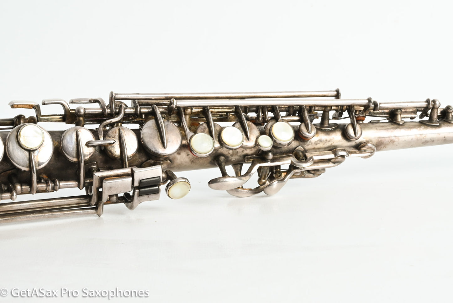 Buescher True Tone Soprano Original Silver Plate Nice! 196865