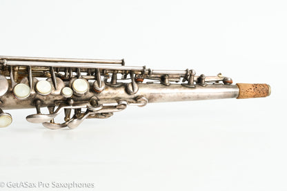 Buescher True Tone Soprano Original Silver Plate Nice! 196865