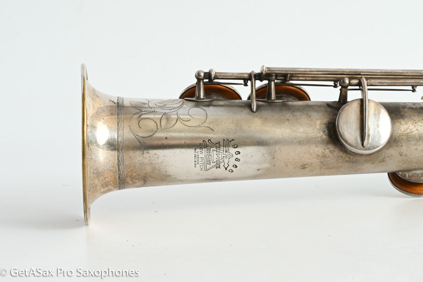 Buescher True Tone Soprano Original Silver Plate Nice! 196865