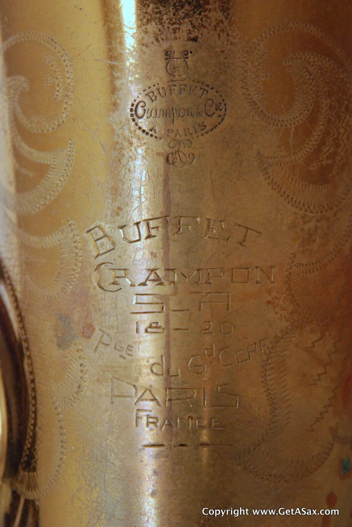 Buffet SA-18 Tenor Saxophone Original Lacquer