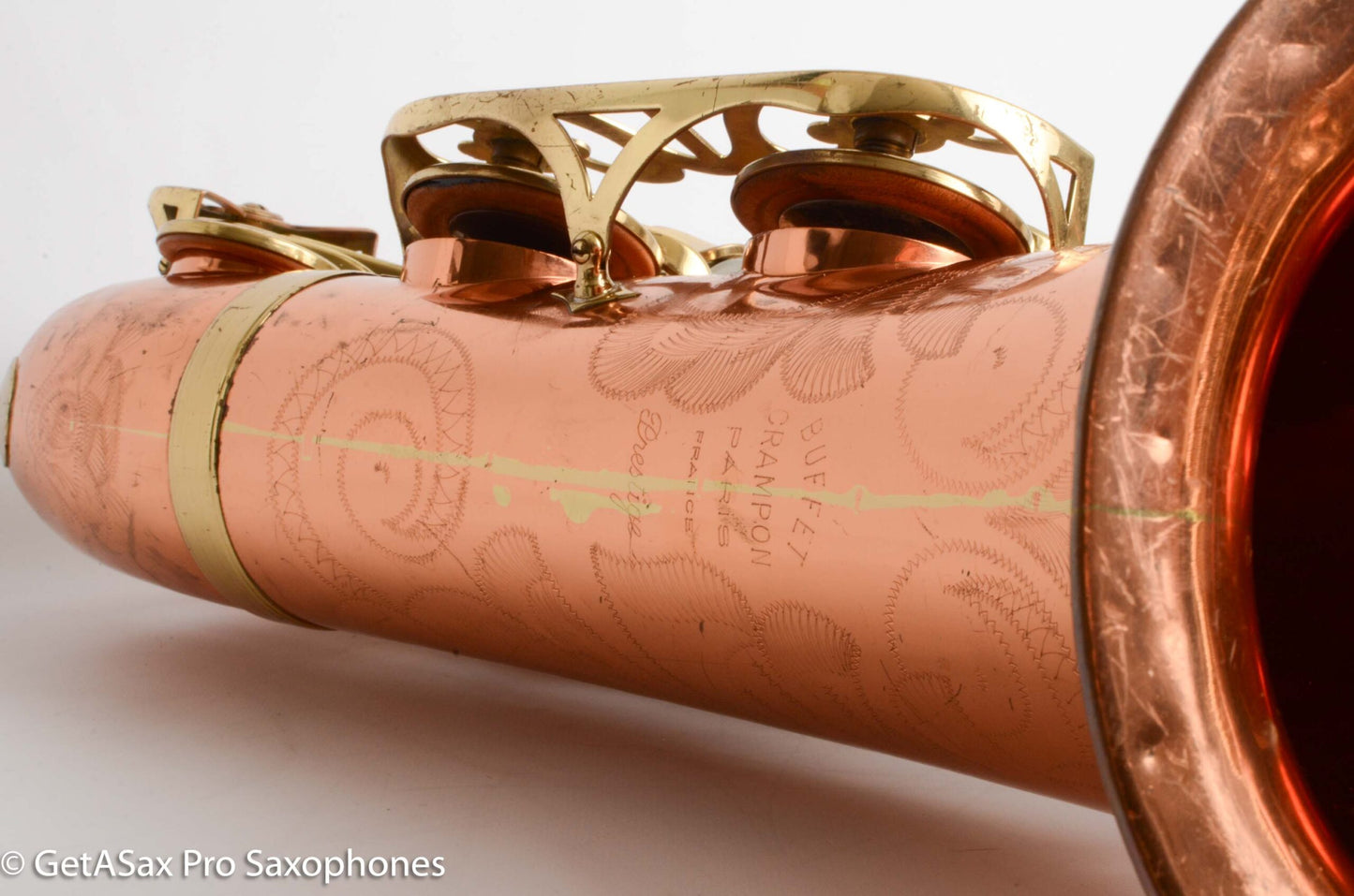 Buffet Prestige Tenor S3 Solid Copper Fair Condition Rare! 33539