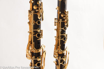 Buffet R13 Golden Age Clarinets Amazing Factory Gold Plated Silver Keys Fresh Repads 1967-68