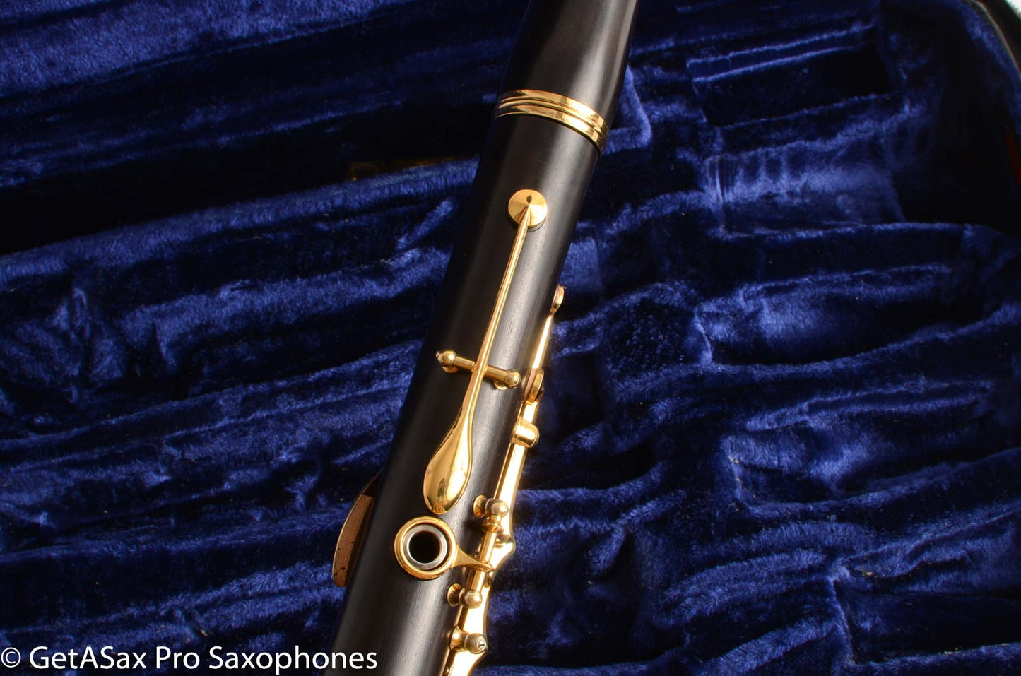 Buffet R13 Golden Age Clarinets Amazing Factory Gold Plated Silver Keys Fresh Repads 1967-68