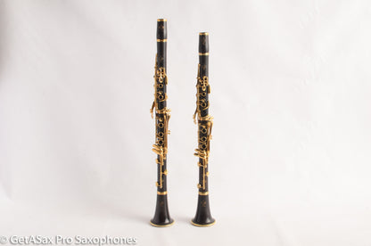 Buffet R13 Golden Age Clarinets Amazing Factory Gold Plated Silver Keys Fresh Repads 1967-68