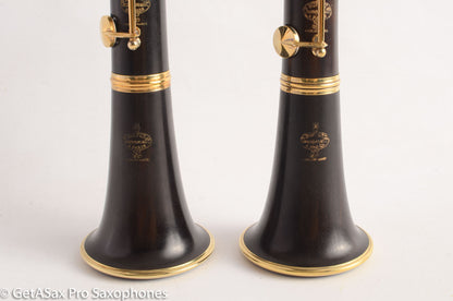 Buffet R13 Golden Age Clarinets Amazing Factory Gold Plated Silver Keys Fresh Repads 1967-68