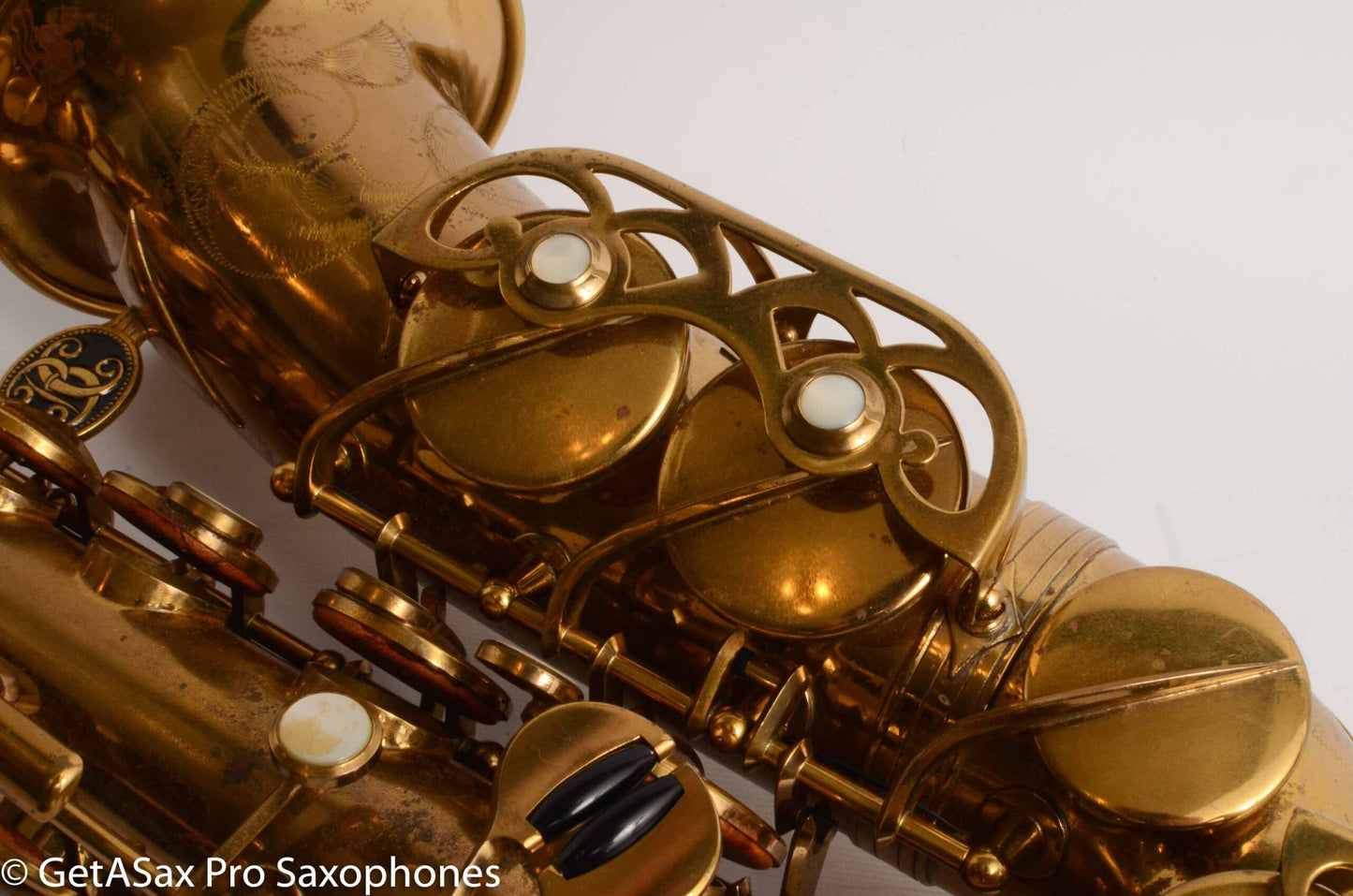 Buffet Super Dynaction Alto Original Lacquer Old Pads 10236