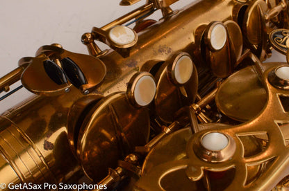 Buffet Super Dynaction Alto Original Lacquer Old Pads 10236