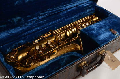 Buffet Super Dynaction Alto Original Lacquer Old Pads 10236