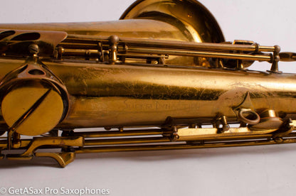Buffet Super Dynaction Tenor 12010 Original ‘Sparkle’ Lacquer Early Example Fair Condition Old Pads