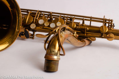 Buffet Super Dynaction Tenor 12010 Original ‘Sparkle’ Lacquer Early Example Fair Condition Old Pads