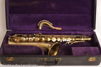 Conn 10M Tenor 298497 Completely Overhauled! Worn Original Lacquer – Aubra Graves’ Tenor w/mpc
