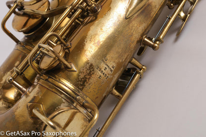 Conn 10M Tenor 298497 Completely Overhauled! Worn Original Lacquer – Aubra Graves’ Tenor w/mpc
