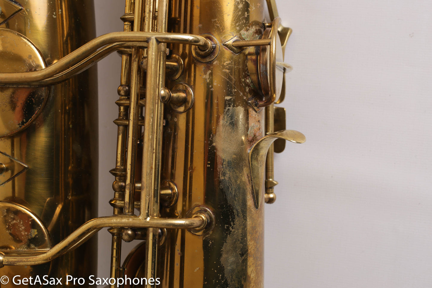 Conn 10M Tenor 298497 Completely Overhauled! Worn Original Lacquer – Aubra Graves’ Tenor w/mpc