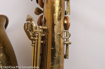 Conn 10M Tenor 298497 Completely Overhauled! Worn Original Lacquer – Aubra Graves’ Tenor w/mpc